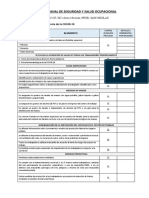 Informe semanal de seguridad y salud ocupacional