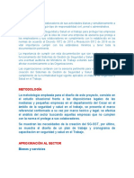 Justificación, Metodología, Aproximación Al Sector Económico, Matriz Dofa, Entorno Competitivo