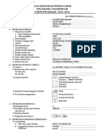 Form Registrasi Peserta Didik Baru