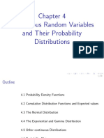 Continuous Random Variables and Their Probability Distributions