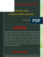 Tema 4, La Sentencia Penal y Reparacion Digna