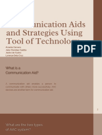Communication Aids and Strategies Using Tool of Technology