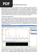 Processing of Diffraction Data With The HIGH SCORE PLUS Program