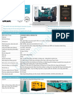 Tổ Máy Phát Điện Cummins Diesel Generator Model C150 Đời Mới Nhất Năm 2020