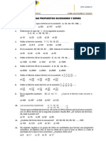 PROBLEMAS PROPUESTOS de Sucesiones y Series Final