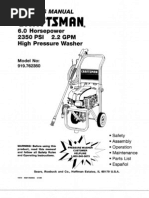 Download Craftsman Pressure Washer by George Lowry SN58498242 doc pdf