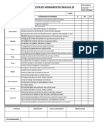 Inspección de Herramientas Manuales