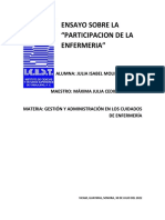 Ensayo Sobre La "Participacion de La Enfermeria"