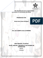 Requisitos funcionales y no funcionales sistema ingreso y salida personal