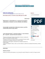 Sobrepeso y Obesidad en Un Grupo de Mujeres Saharauis y Relación Con Los Ideales