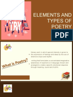 Understanding the Elements and Types of Poetry