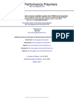 High Performance Polymers: Synthesis and Characterization of Epoxy Modified Cyanate Ester POSS Nanocomposites