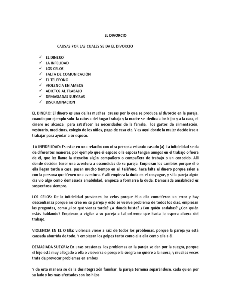 Impacto del Divorcio en los Hijos | PDF | Divorcio | Familia