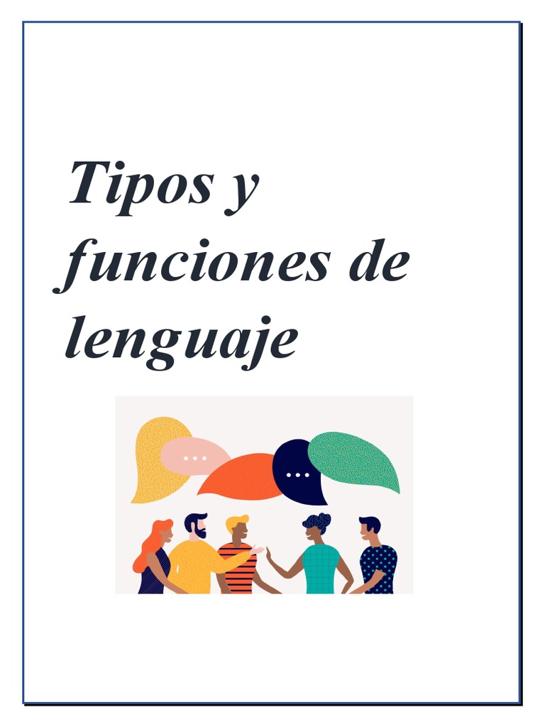 Tipos y Funciones de Lenguaje | PDF