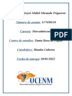 Nombre: Número de Cuenta: Carrera: Centro de Estudios: Catedrático: Fecha de Entrega