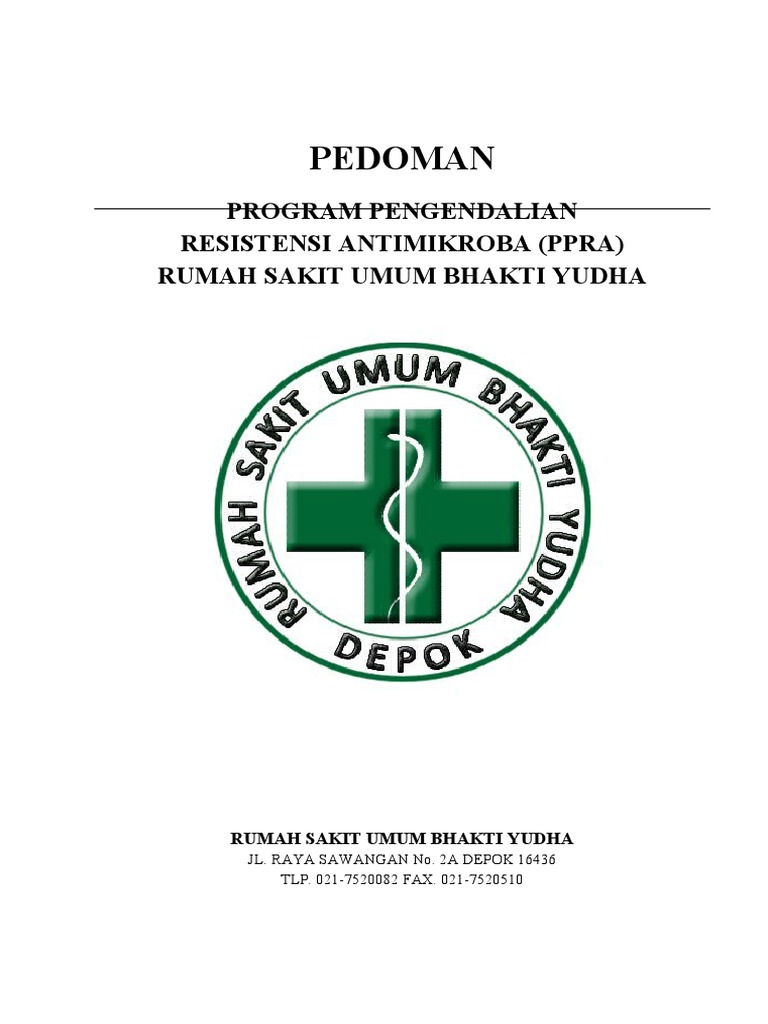 Pengendalian Resistensi Antimikroba Di Rumah Sakit Pdf