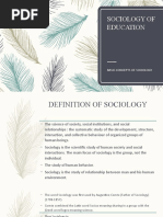 1.2 Basic Concepts of Sociology of Education