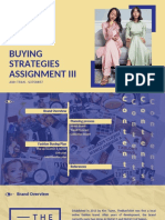 Buying Strategies Assignment Iii: ANH TRAN - S3758857