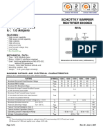 Schottky Barrier Rectifier Diodes PRV: 20 - 60 Volts I: 1.0 Ampere