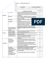 DOSIFICACIÓN DE LOS APRENDIZAJES ESPERADOS. 2do GRADO