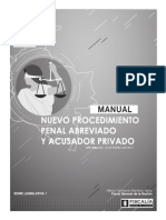 Manual Procedimiento Penal Abreviado y Acusador Privado 24-02-2017