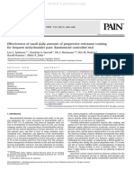 2010 Effectiveness of Small Daily Amounts of Progressive Resistance Training For Frequent Neck-Shoulder Pain, Randomised Controlled Trial