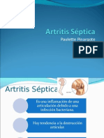Artritis Septica- Pinargote Paulette