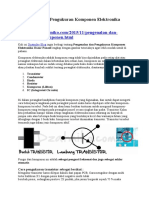 Pengenalan & Pengukurana Komp. Elektronika Dasar Ponsel