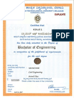 Degree Certificate