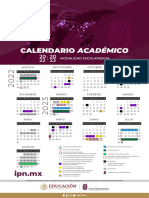 Calendario académico 2022-2023 IPN