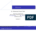 Matlab: Dr. Muhammad Yousuf Tufail