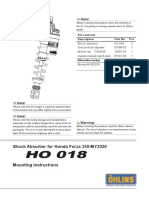 Note!: Shock Absorber For Honda Forza 350-MY2020