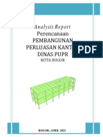 Laporan Perencanaan Struktur Kantor Dinas PUPR Kota Bogor