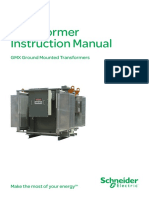 Transformer Instruction Manual: GMX Ground Mounted Transformers