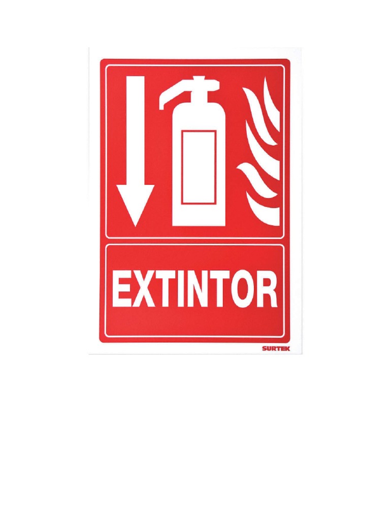 Letrero Extintor | PDF