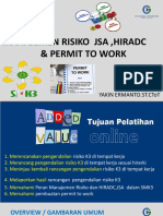 1.Modul Managemen Risiko dan HIRADC,JSA,PTW