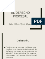DPCyM I, 01 El Derecho Procesal