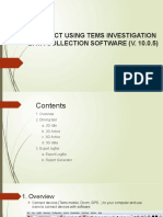 INSTRUCT USING TEMS INVESTIGATION DATA COLLECTION SOFTWARE (V. 10.0.5