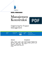 Modul 3 Organizing For Project Management