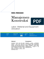 Modul 5 Labor, Material, and Equipment Utilization