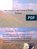 The Theories and Laws of Earth Science