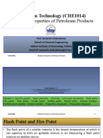 Properties of Petroleum Products Flash & Fire Points