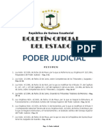 Ley Orgánica del Poder Judicial de Guinea Ecuatorial reformada