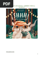 Secuencia de Lengua #SHHH!!! Como La Lechuza 2022