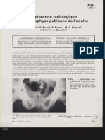 Exploration Radio. Symphyse Pubienne de Ladulte