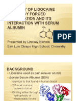 Stability of Lidocaine Tested by Forced Degradation and Its Inter