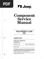 Jeep - NP231 Transfer Case - Service Manual - 1986 - OCR - 30 Pages