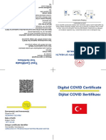 Digital COVID Certificate Dijital COVID Sertifikası: Surname(s) and Forename(s)