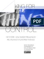 Seeking for Control - Netzwerk- und Subjektbildung im relationalen Konstruktivismus