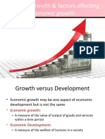 Economic Growth and Development